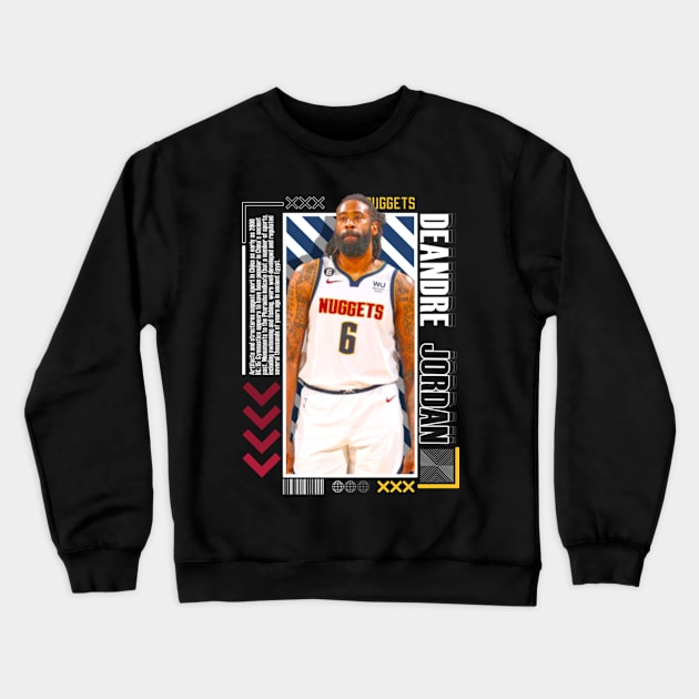 Deandre Jordan Paper Poster Version 10 Crewneck Sweatshirt by art.Hamdan